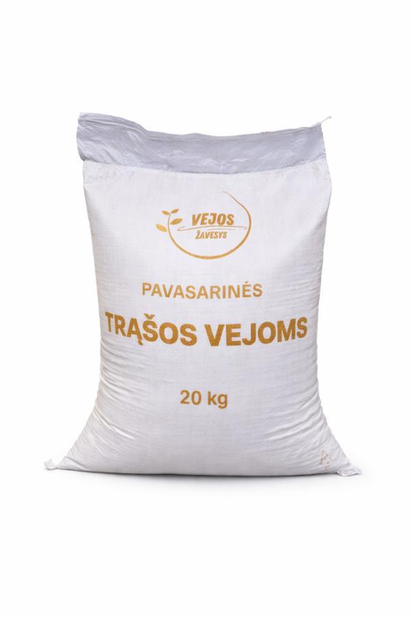 Vejos trąšos su auksiniu logo Pavasarinės trąšos vejoms